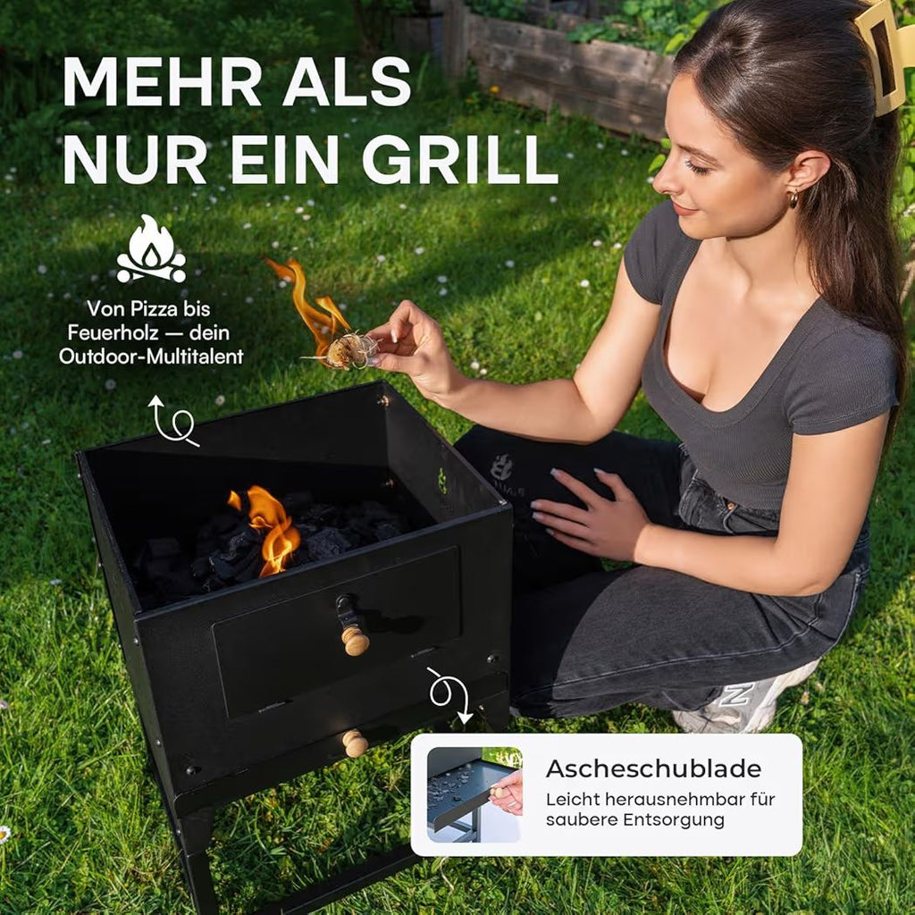 BALHEKA Outdoor Pizza Oven 4in1