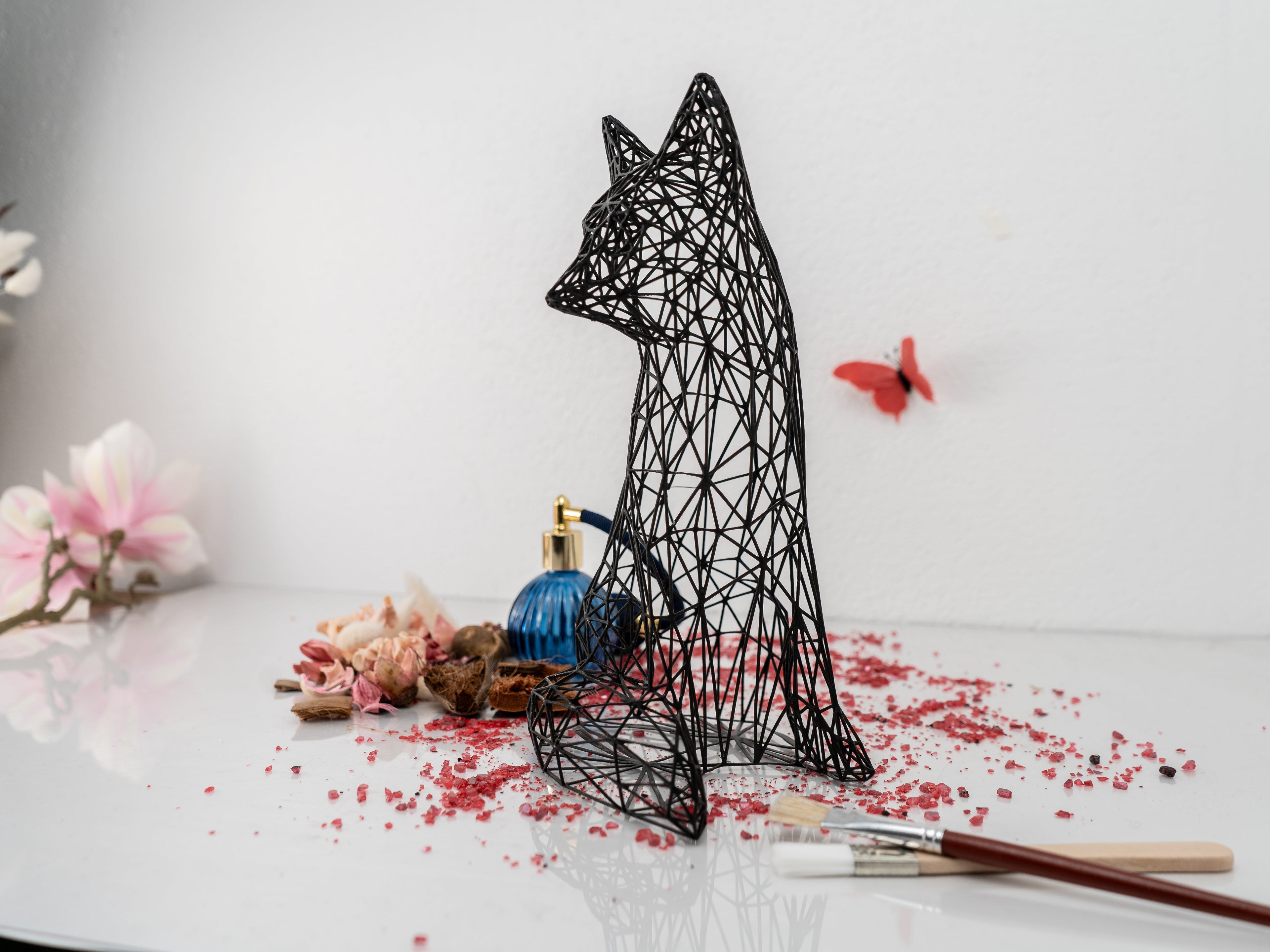 Modern Fox Sculpture-3