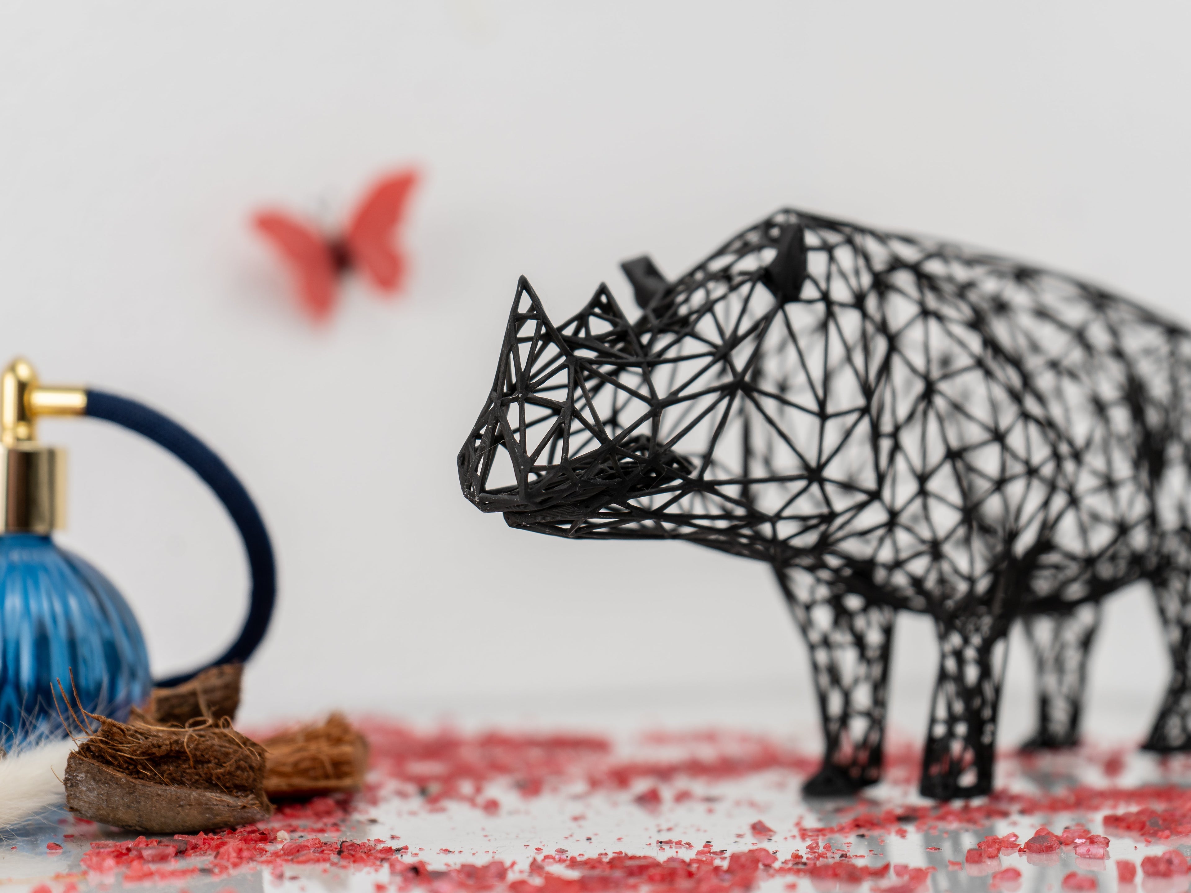 Modern Rhino Sculpture-1