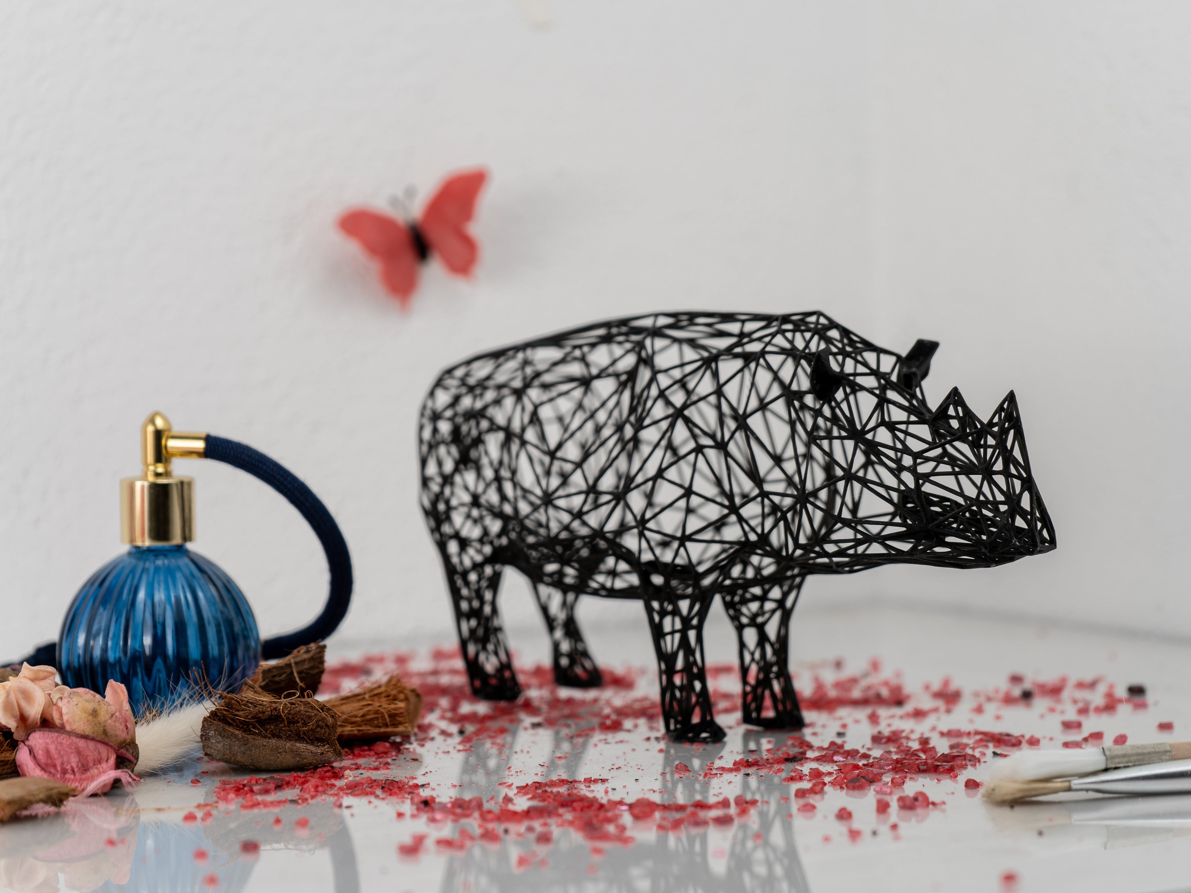 Modern Rhino Sculpture-2