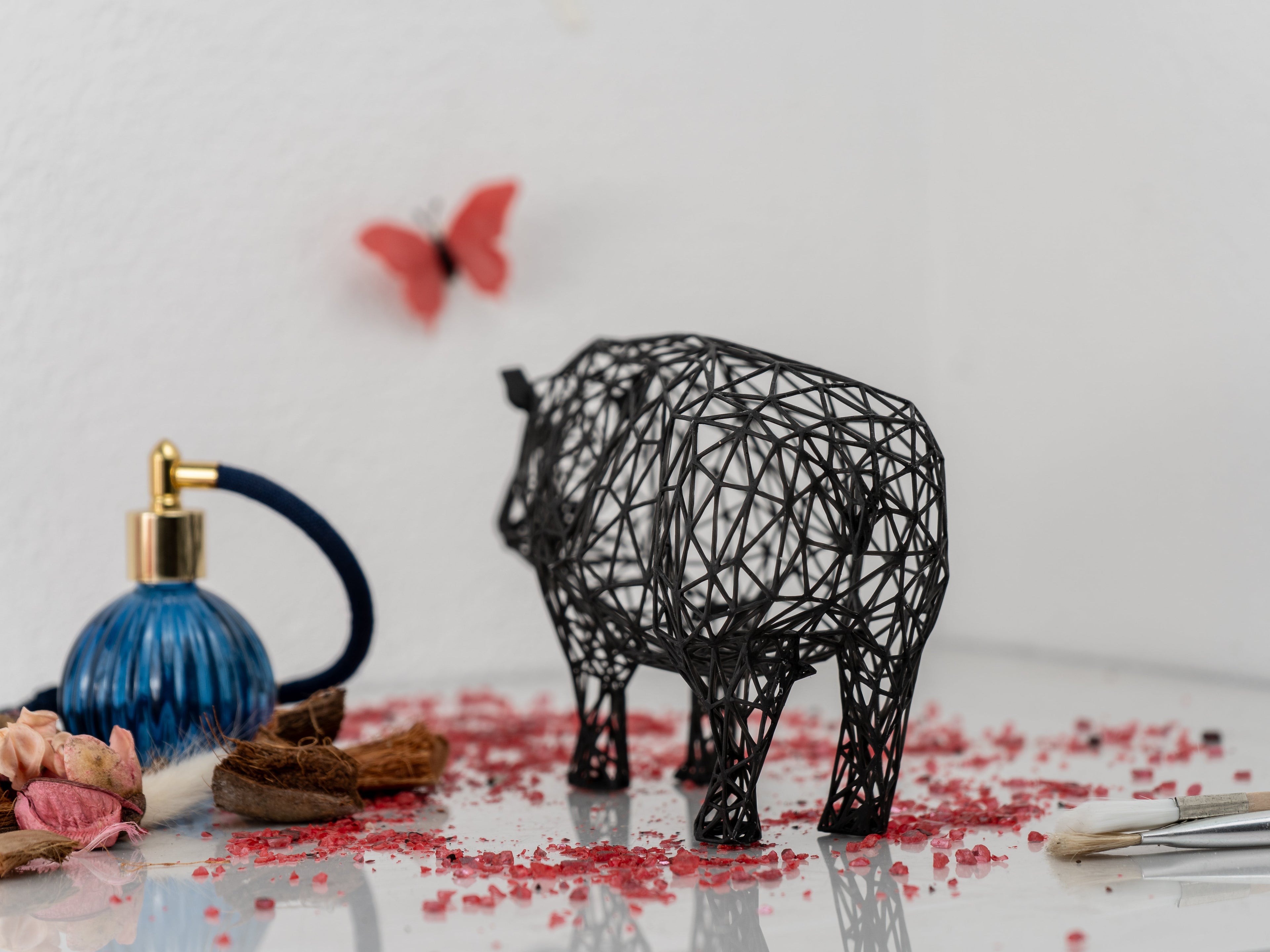 Modern Rhino Sculpture-4