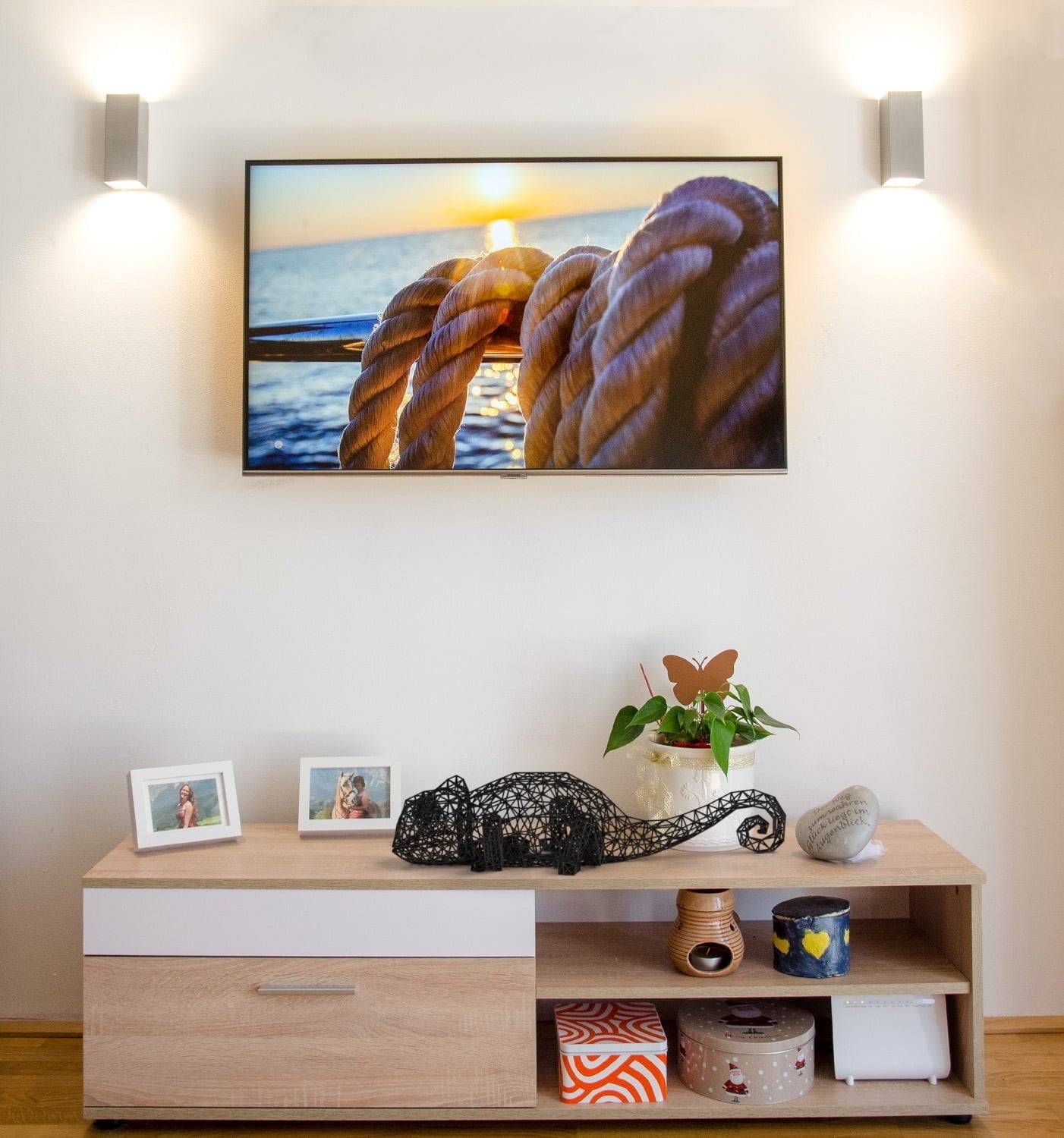 Chameleon Sculpture -  Unique 3D Grid Design-1