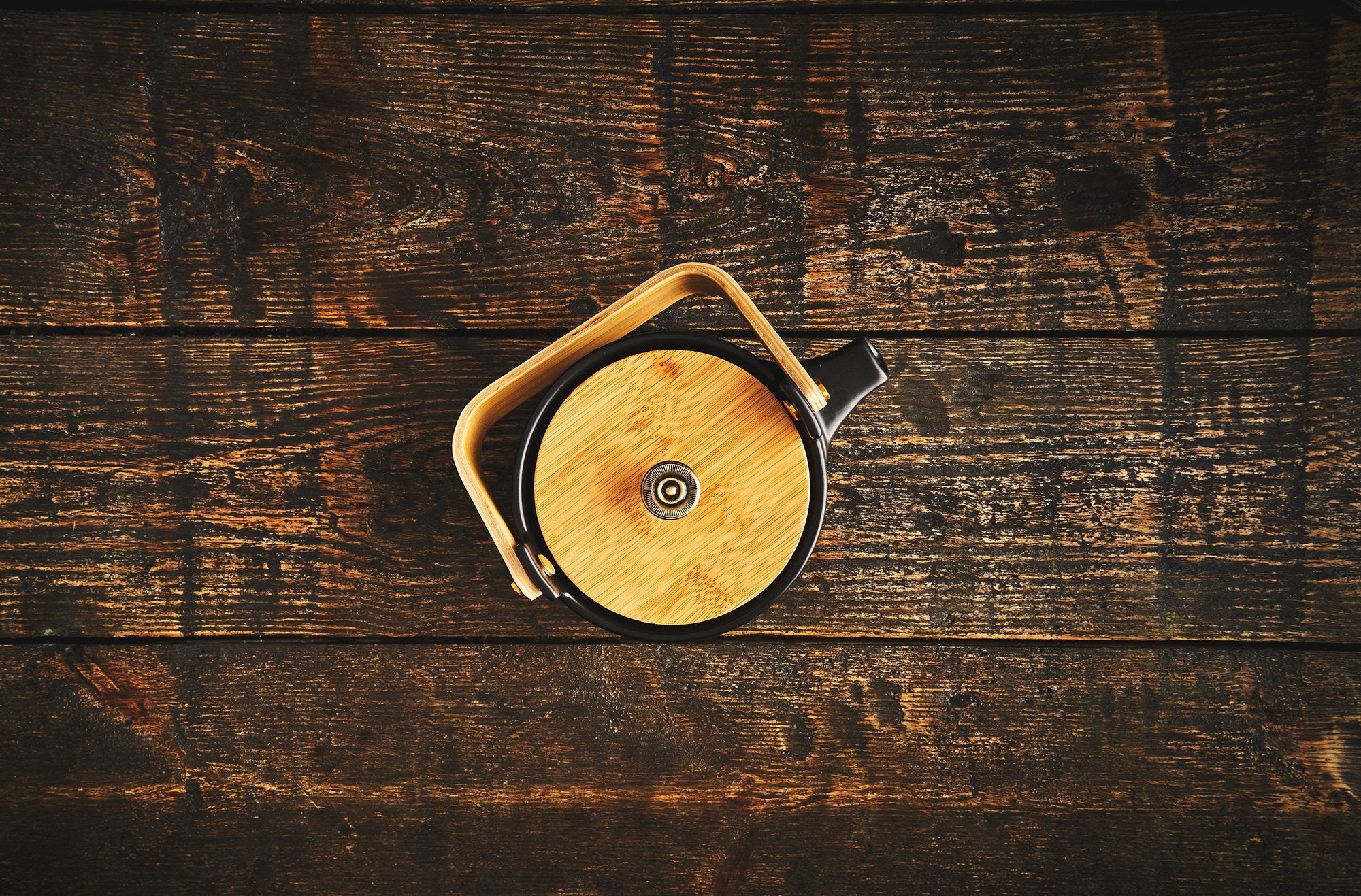 The Darma black ceramic teapot-0